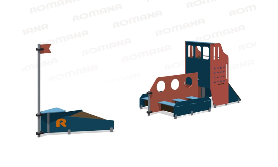 Детский игровой комплекс "Баржа" Romana 057.75.00
