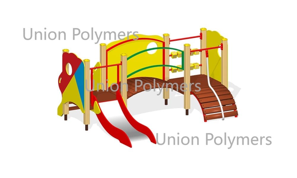 Игровой комплекс с горкой МГМ-5/3 "Сити A"